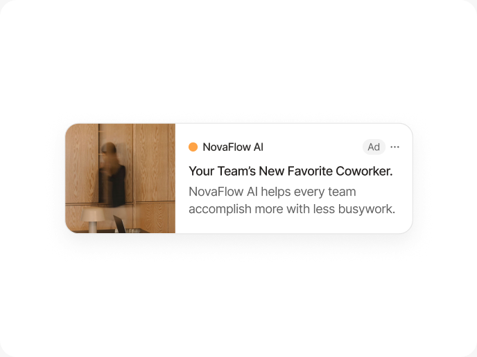 A sponsored result preview showing the exact ChatGPT ad experience