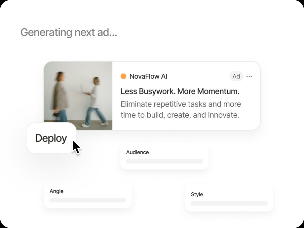 Lapis generating and deploying the next ChatGPT ad from winning angles, audiences, and styles