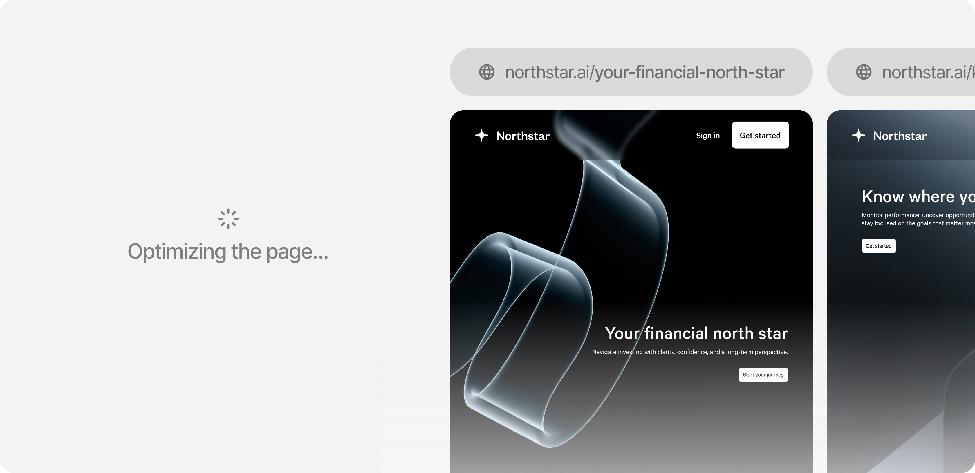A matched landing page for every ad feature illustration